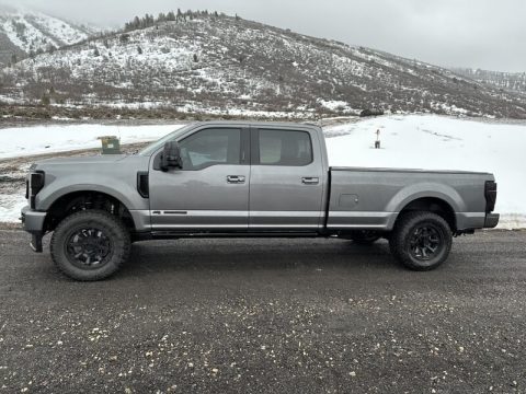 Carbonized Gray Ford F350 Super Duty Lariat Crew Cab 4x4.  Click to enlarge.