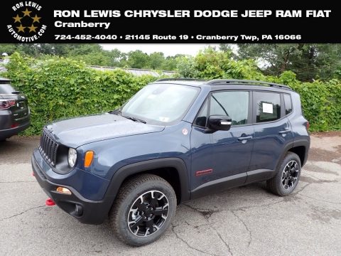 Slate Blue Pearl Jeep Renegade Trailhawk 4x4.  Click to enlarge.