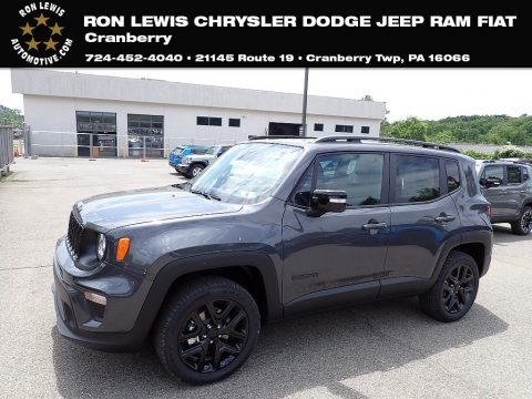 Graphite Gray Jeep Renegade Altitude 4x4.  Click to enlarge.