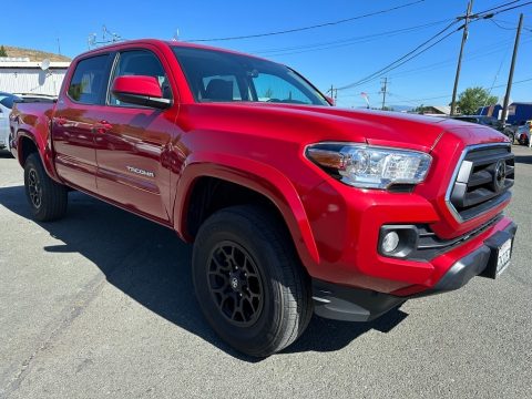 Barcelona Red Metallic Toyota Tacoma SR5 Double Cab.  Click to enlarge.