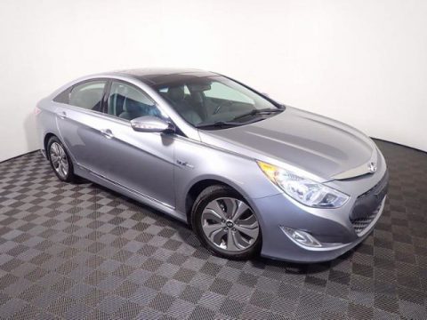 Pewter Gray Metallic Hyundai Sonata Hybrid Limited.  Click to enlarge.