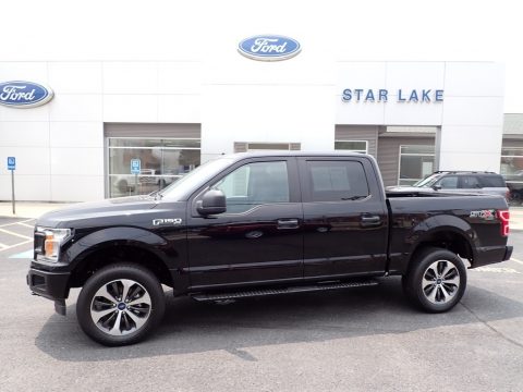 Agate Black Ford F150 STX SuperCrew 4x4.  Click to enlarge.