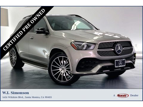 Mojave Silver Metallic Mercedes-Benz GLE 350 4Matic.  Click to enlarge.