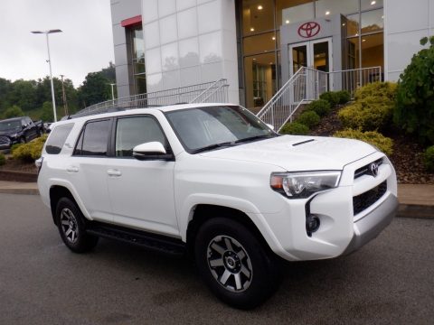 Super White Toyota 4Runner TRD Off-Road Premium 4x4.  Click to enlarge.