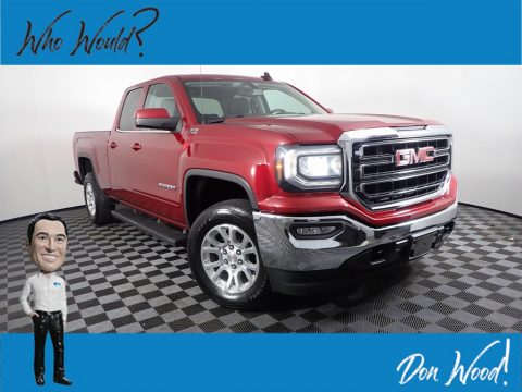 Cardinal Red GMC Sierra 1500 Limited SLE Double Cab 4WD.  Click to enlarge.