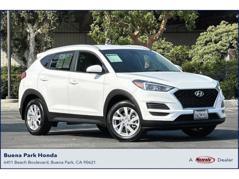 Winter White Hyundai Tucson Value.  Click to enlarge.