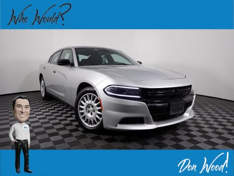 Bright Silver Metallic Dodge Charger Police Pursuit AWD.  Click to enlarge.