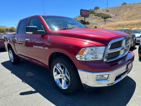 Deep Molten Red Pearl Dodge Ram 1500 Big Horn Crew Cab 4x4.  Click to enlarge.