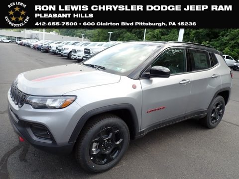 Billet Silver Metallic Jeep Compass Trailhawk 4x4.  Click to enlarge.