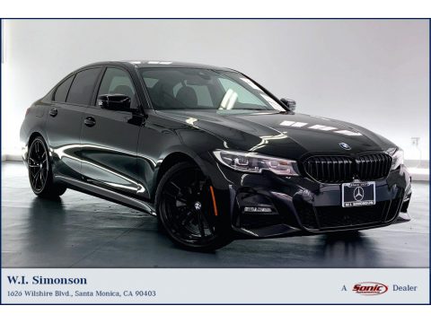 Black Sapphire Metallic BMW 3 Series 330i Sedan.  Click to enlarge.