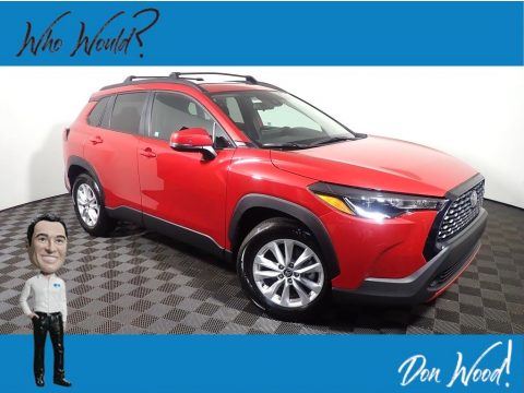 Barcelona Red Metallic Toyota Corolla Cross LE AWD. Click to enlarge. Barcelona Red Metallic Toyota Corolla Cross LE AWD. Click to enlarge.