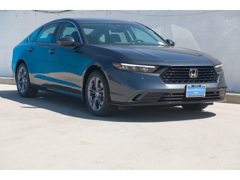 Meteorite Gray Metallic Honda Accord EX-L Hybrid.  Click to enlarge.