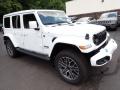 Front 3/4 View of 2024 Jeep Wrangler 4-Door High Altitude 4xe Hybrid #8