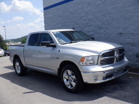 Bright Silver Metallic Ram 1500 Big Horn Crew Cab 4x4.  Click to enlarge.