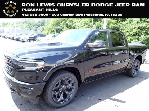 Diamond Black Crystal Pearl Ram 1500 Limited Red Edition Crew Cab 4x4.  Click to enlarge.