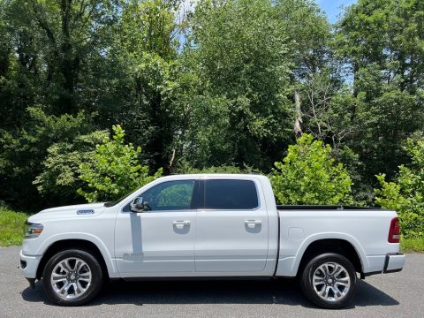 Bright White Ram 1500 Long Horn Crew Cab 4x4.  Click to enlarge.