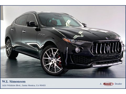 Nero (Black) Maserati Levante S AWD.  Click to enlarge.