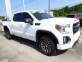 Front 3/4 View of 2021 GMC Sierra 1500 AT4 Crew Cab 4WD #8