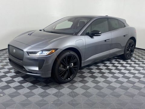 Eiger Gray Metallic Jaguar I-PACE R-Dynamic HSE AWD.  Click to enlarge.