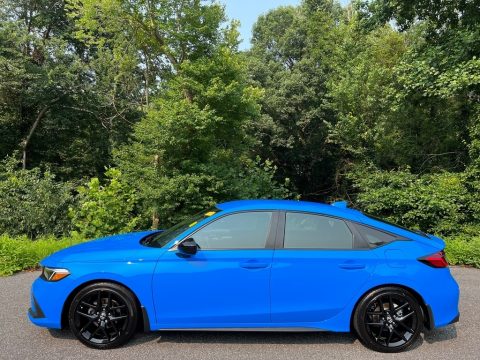 Boost Blue Metallic Honda Civic Sport Hatchback.  Click to enlarge.