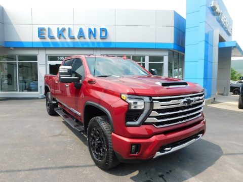 Radiant Red Tintcoat Chevrolet Silverado 2500HD High Country Crew Cab 4x4.  Click to enlarge.