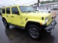 Front 3/4 View of 2023 Jeep Wrangler Unlimited Sahara 4x4 #8