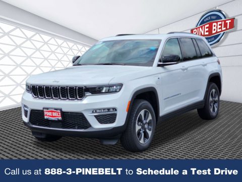 Bright White Jeep Grand Cherokee 4XE.  Click to enlarge.