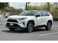 Front 3/4 View of 2021 Toyota RAV4 Prime XSE AWD Plug-In Hybrid #8