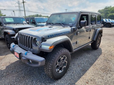 Sting-Gray Jeep Wrangler Unlimited Rubicon 4XE Hybrid.  Click to enlarge.