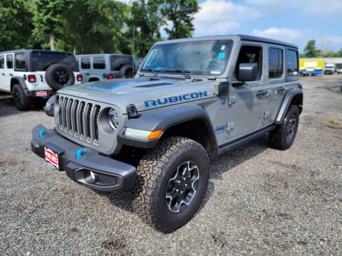 Sting-Gray Jeep Wrangler Unlimited Rubicon 4XE Hybrid.  Click to enlarge.