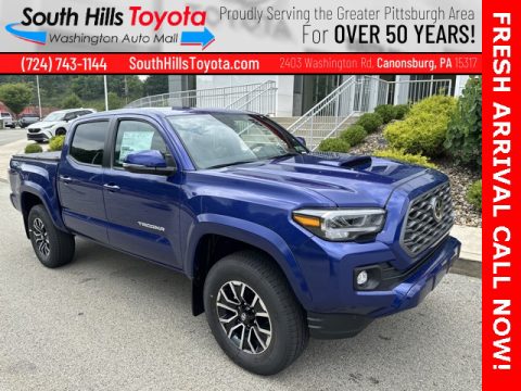 Blue Crush Metallic Toyota Tacoma TRD Sport Double Cab 4x4.  Click to enlarge.