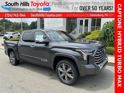 Magnetic Gray Metallic Toyota Tundra Capstone CrewMax 4x4.  Click to enlarge.