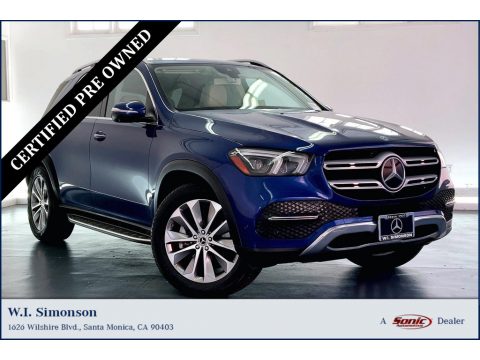 Brilliant Blue Metallic Mercedes-Benz GLE 350 4Matic.  Click to enlarge.