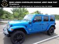2024 Jeep Wrangler 4-Door Sahara 4xe Hybrid Hydro Blue Pearl