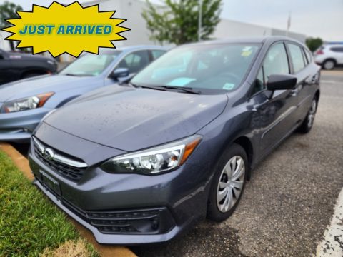 Magnetite Gray Metallic Subaru Impreza 5-Door.  Click to enlarge.