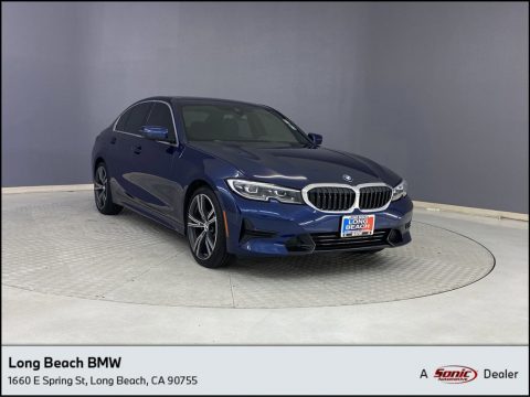 Mediterranean Blue Metallic BMW 3 Series 330i Sedan.  Click to enlarge.