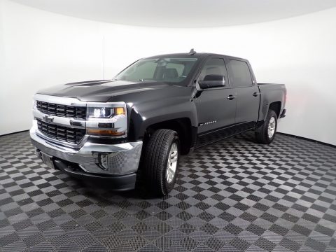 Black Chevrolet Silverado 1500 LT Crew Cab 4x4.  Click to enlarge.