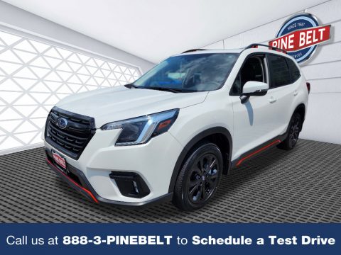 Crystal White Pearl Subaru Forester Sport.  Click to enlarge.