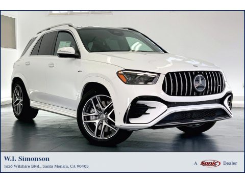 Polar White Mercedes-Benz GLE 53 AMG 4Matic.  Click to enlarge.