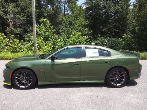F8 Green Dodge Charger Scat Pack Plus.  Click to enlarge.