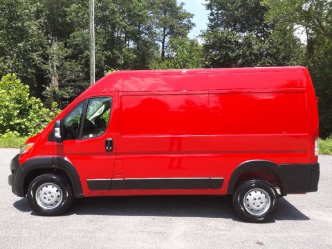 Flame Red Ram ProMaster 1500 High Roof Cargo Van.  Click to enlarge.