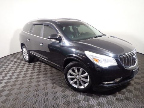 Carbon Black Metallic Buick Enclave Leather AWD.  Click to enlarge.