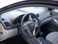  2016 Hyundai Accent Gray Interior #10