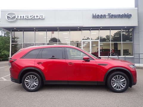 Soul Red Crystal Metallic Mazda CX-90 Preferred Plus AWD.  Click to enlarge.