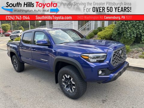 Blue Crush Metallic Toyota Tacoma TRD Off Road Double Cab 4x4.  Click to enlarge.
