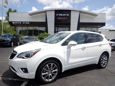 Summit White Buick Envision Essence AWD.  Click to enlarge.