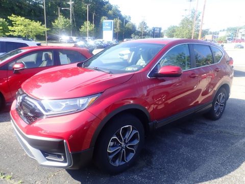 Radiant Red Metallic Honda CR-V EX AWD.  Click to enlarge. Radiant Red Metallic Honda CR-V EX AWD.  Click to enlarge.