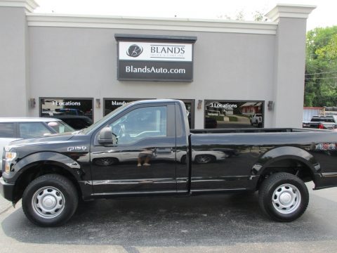 Blue Jeans Ford F150 XL Regular Cab 4x4.  Click to enlarge.