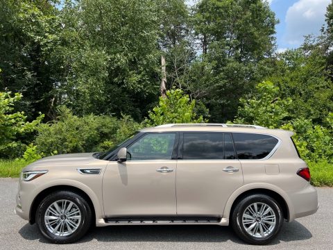 Champagne Quartz Infiniti QX80 Luxe.  Click to enlarge.