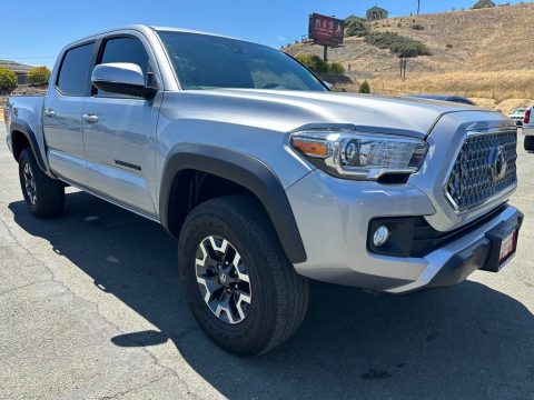 Silver Sky Metallic Toyota Tacoma TRD Off-Road Double Cab 4x4.  Click to enlarge.